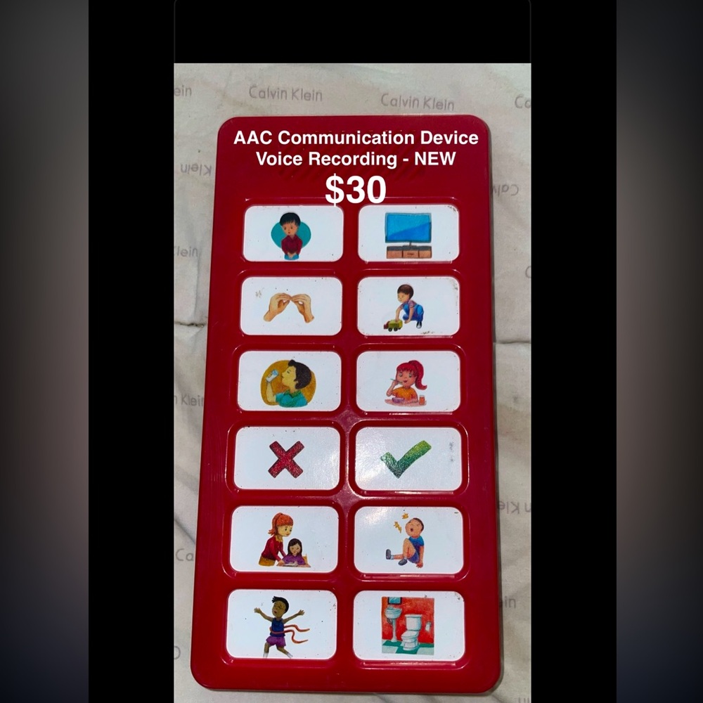 AAC Communication Device - Personalized Voice Recording -
Portable & Convenient